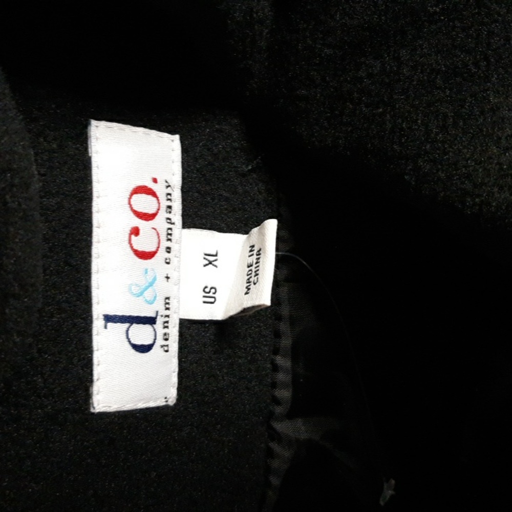 Denim & Co Black Jacket/Coat - Picture 4 of 9